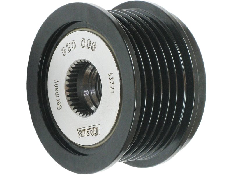 Alternator freewheel pulley