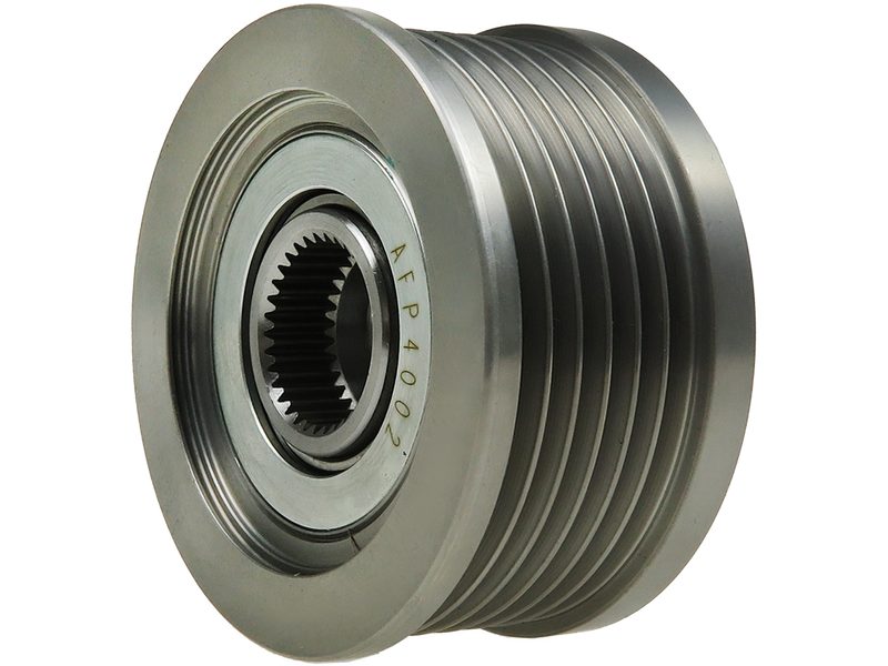 Alternator freewheel pulley