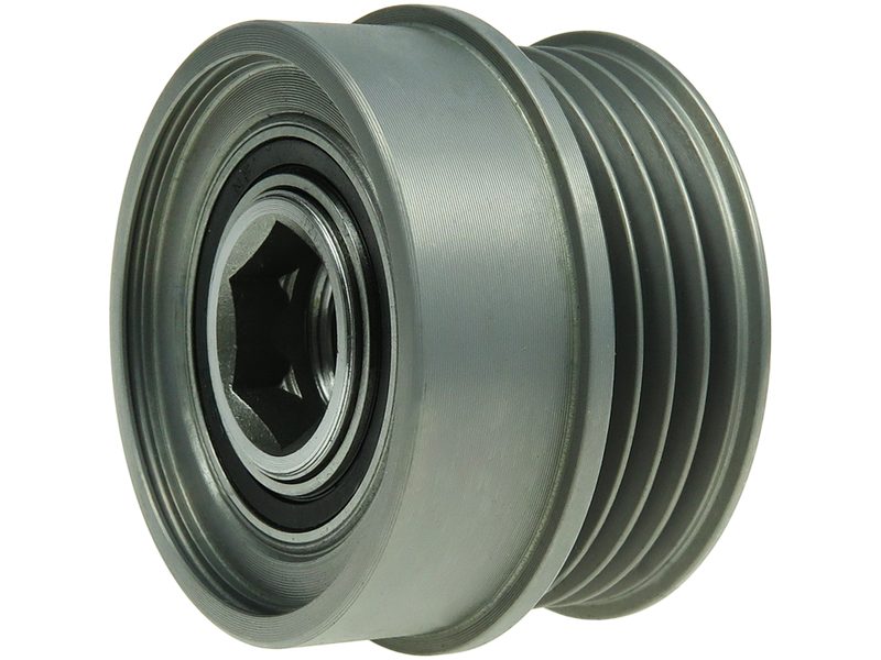 Alternator freewheel pulley