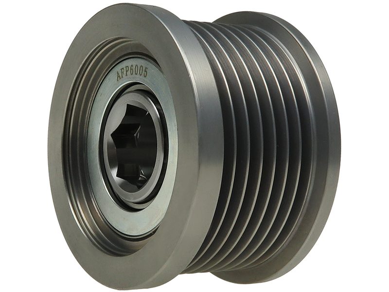 Alternator freewheel pulley