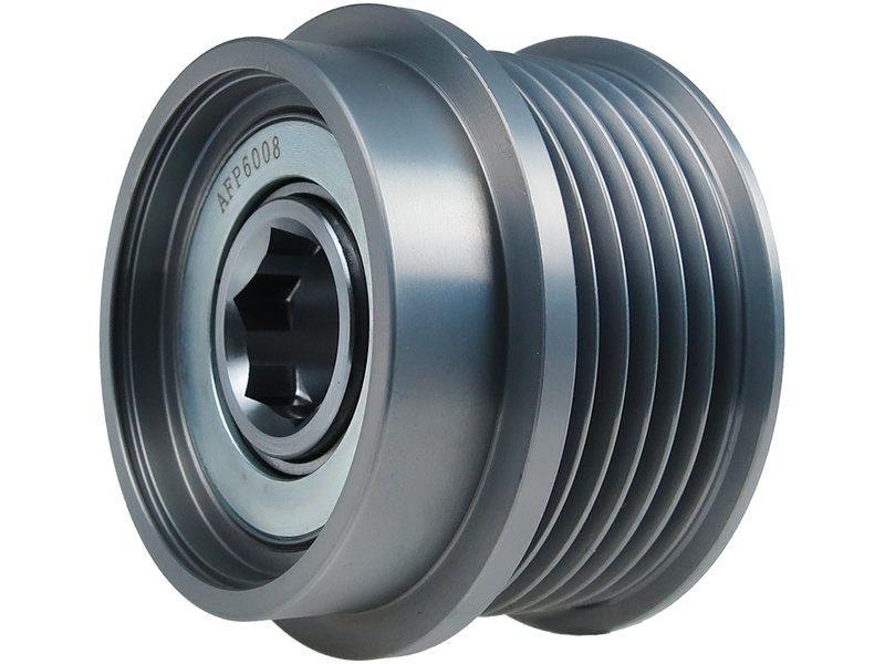 Alternator freewheel pulley