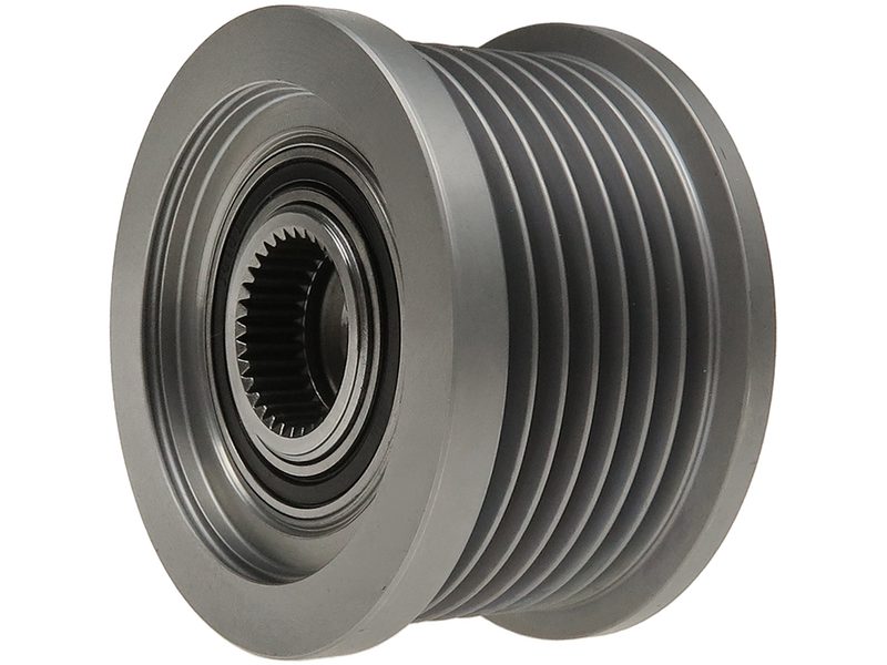 Alternator freewheel pulley