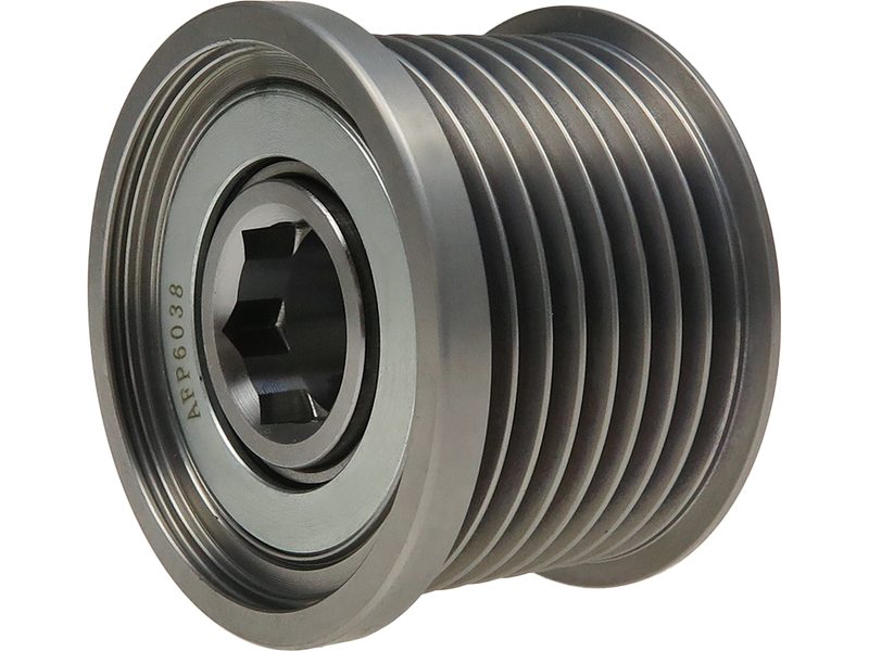 Alternator freewheel pulley