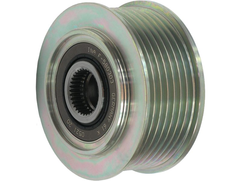 Alternator freewheel pulley