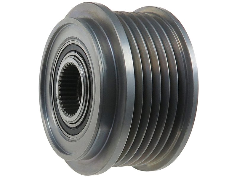 Alternator freewheel pulley