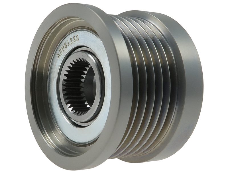 Alternator freewheel pulley