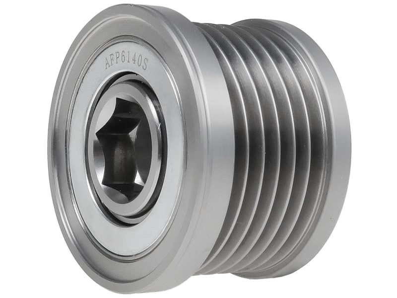 Alternator freewheel pulley