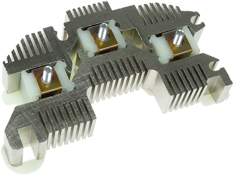 Alternator rectifier bridge