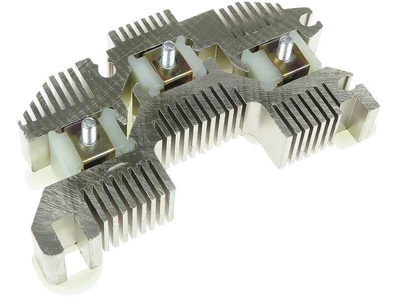 Alternator rectifier bridge
