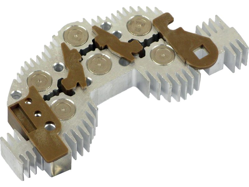 Alternator rectifier bridge