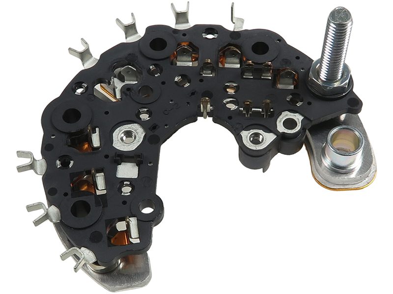 Alternator rectifier bridge
