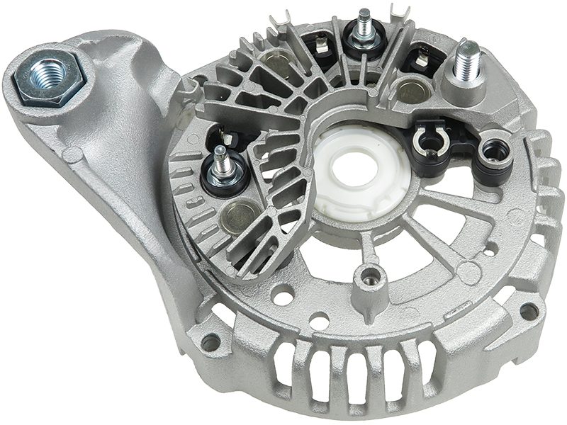 Alternator diode-side bracket