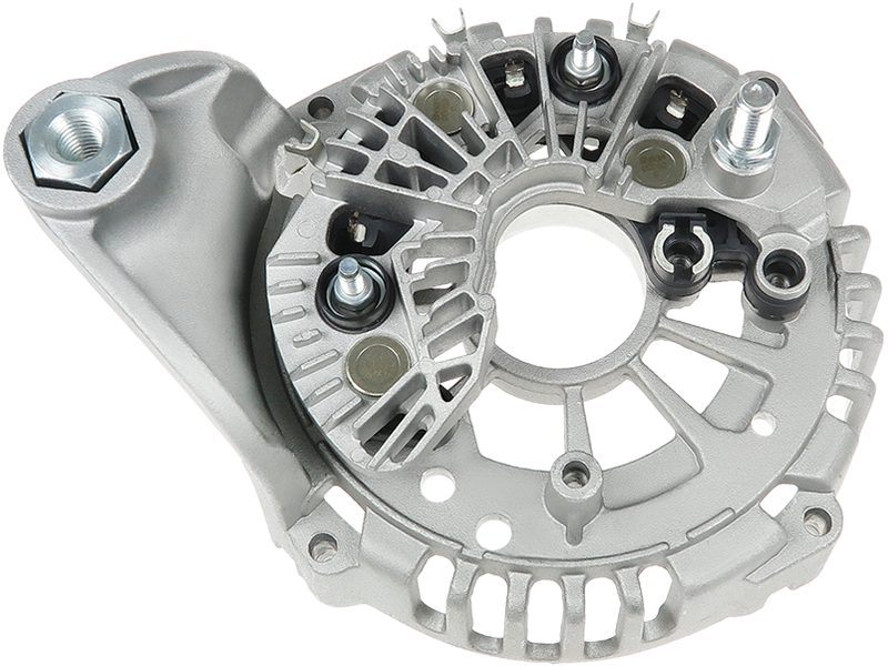 Alternator diode-side bracket