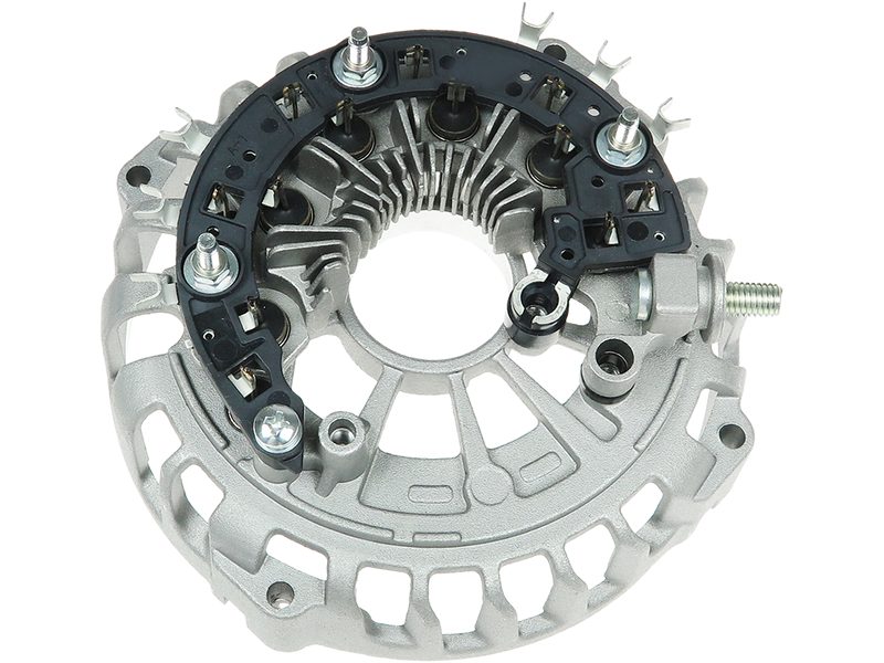 Alternator diode-side bracket