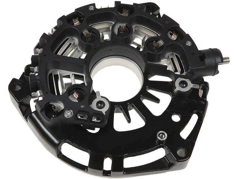 Alternator diode-side bracket