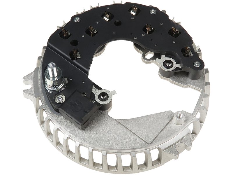 Alternator diode-side bracket