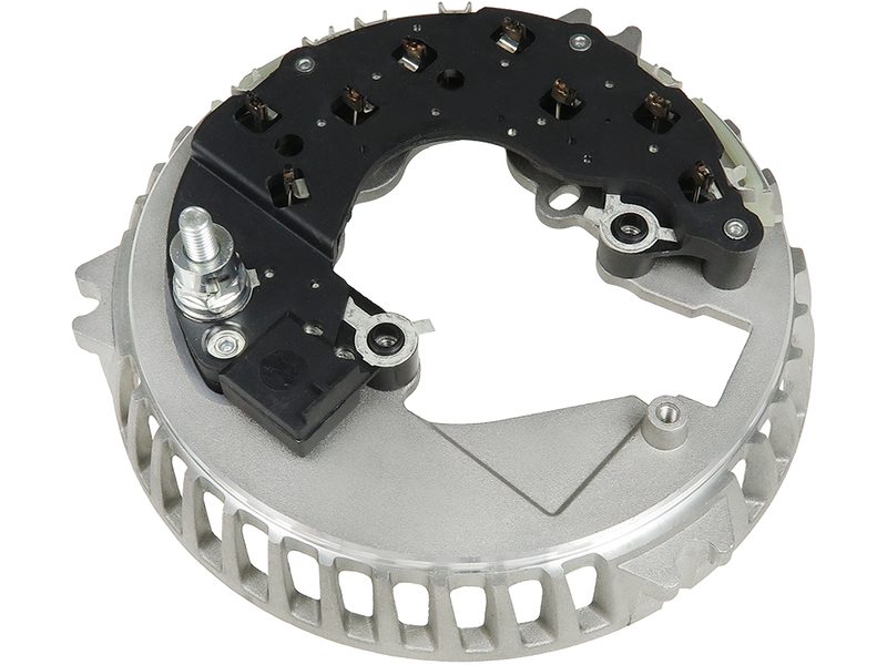 Alternator diode-side bracket
