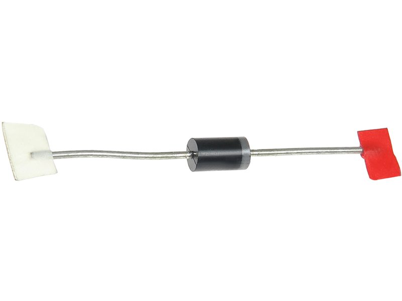 Alternator rectifier bridge with diodes