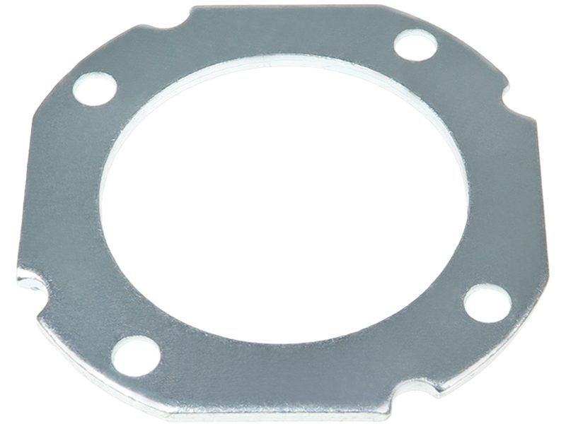 Alternator bearing retaining plate