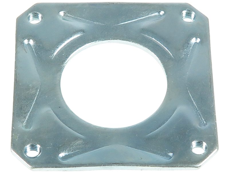 Alternator bearing retaining plate