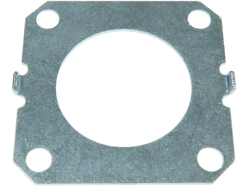 Alternator bearing retaining plate