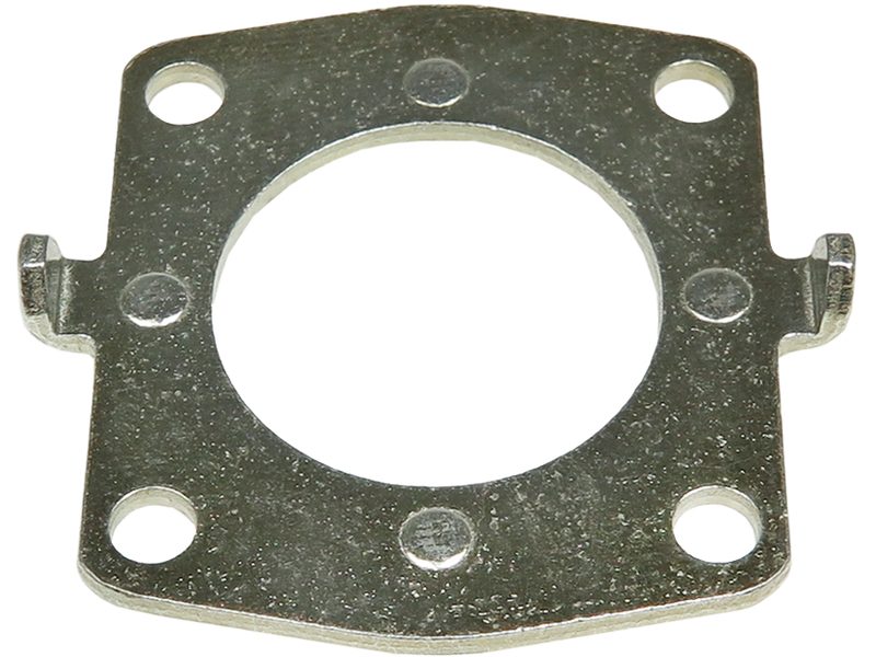 Alternator bearing retaining plate