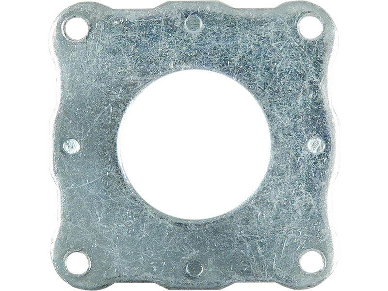 Alternator bearing retaining plate