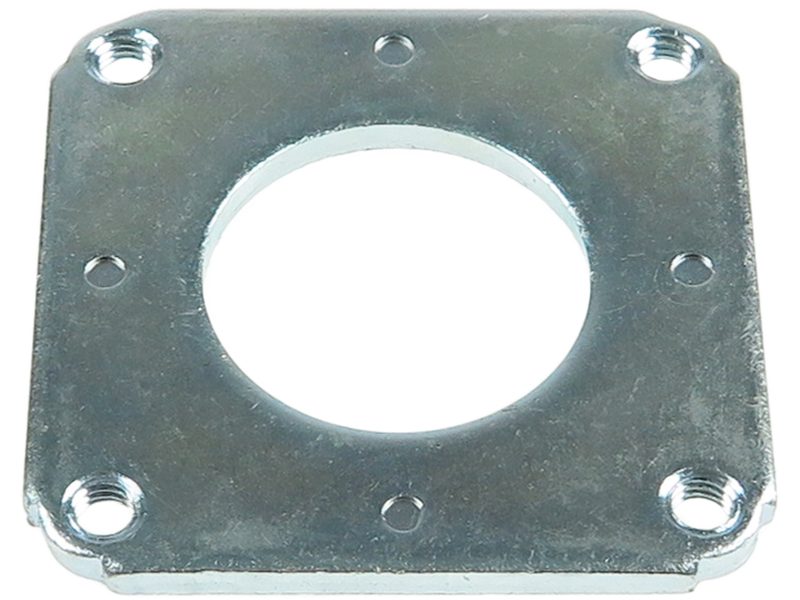 Alternator bearing retaining plate