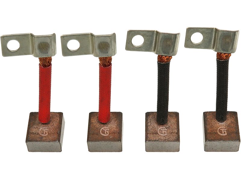 Starter motor brush