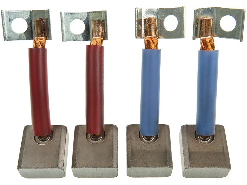 Starter motor brush