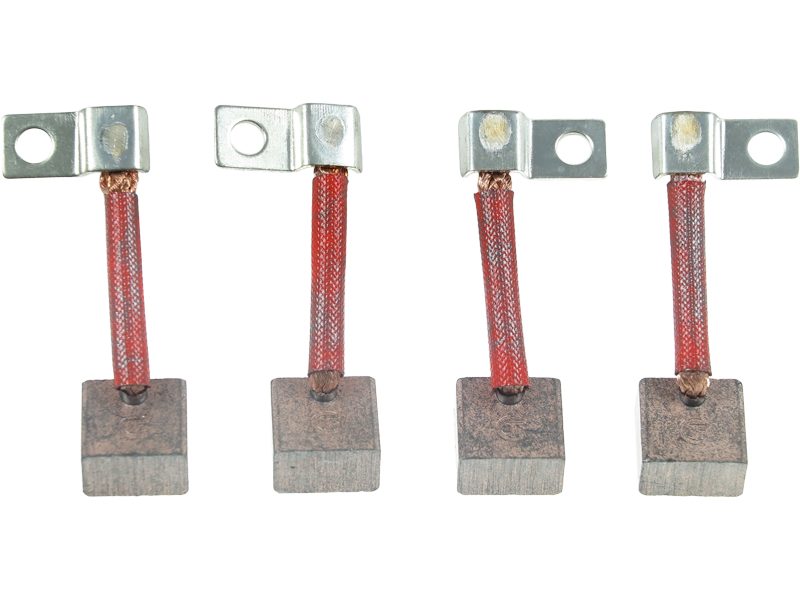 Starter motor brush