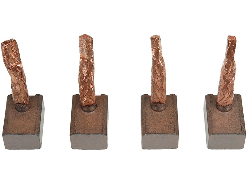 Starter motor brush
