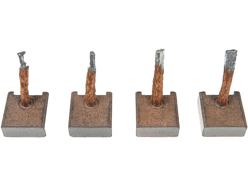 Starter motor brush