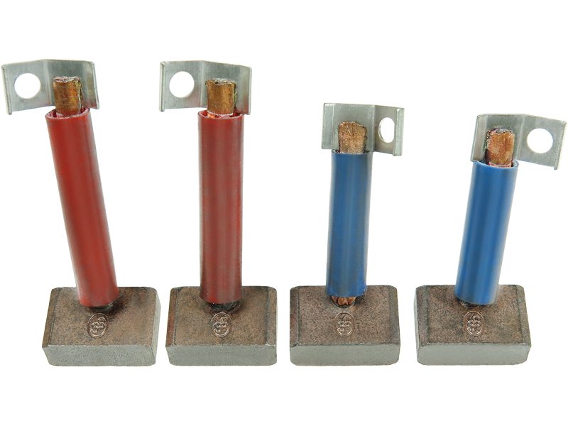 Starter motor brush