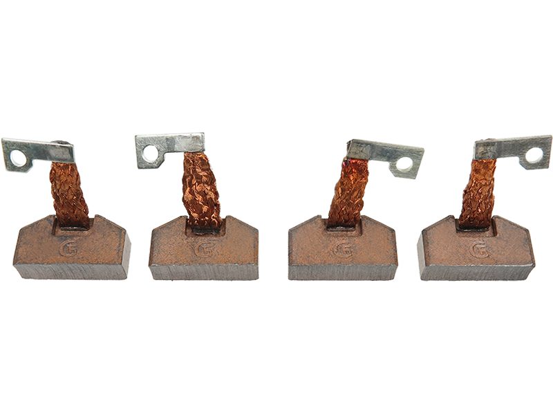 Starter motor brush