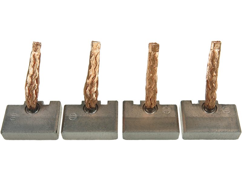 Starter motor brush