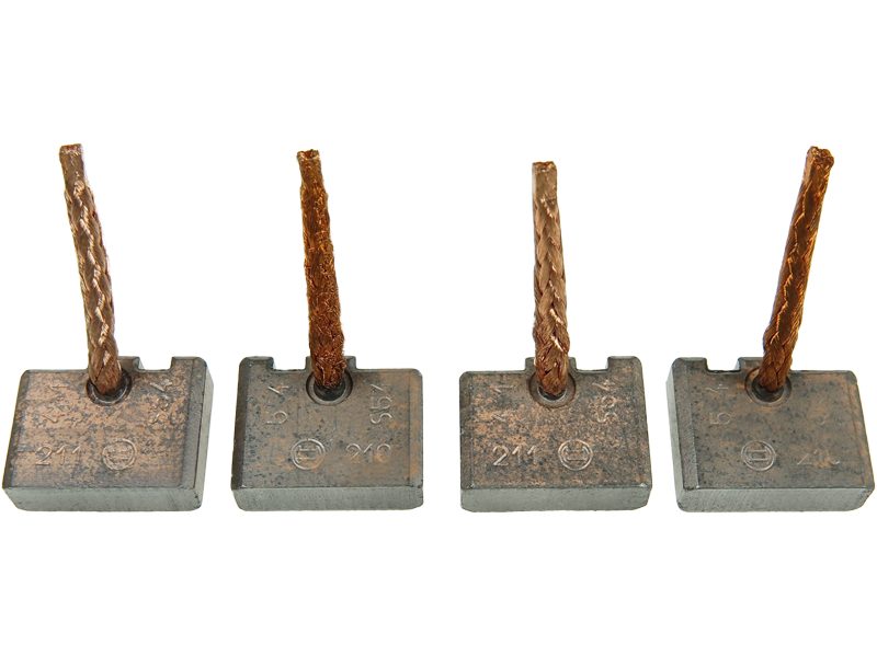 Starter motor brush