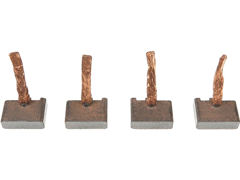 Starter motor brush