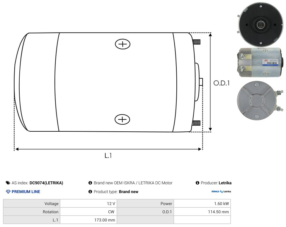 DC electric motor