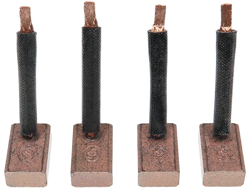 Starter motor brush
