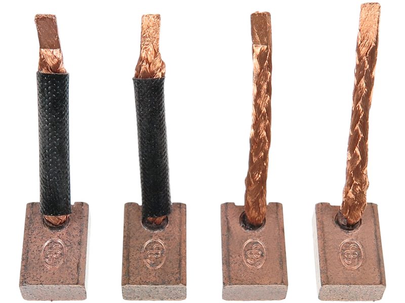 Starter motor brush