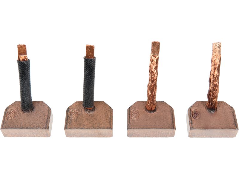 Starter motor brush