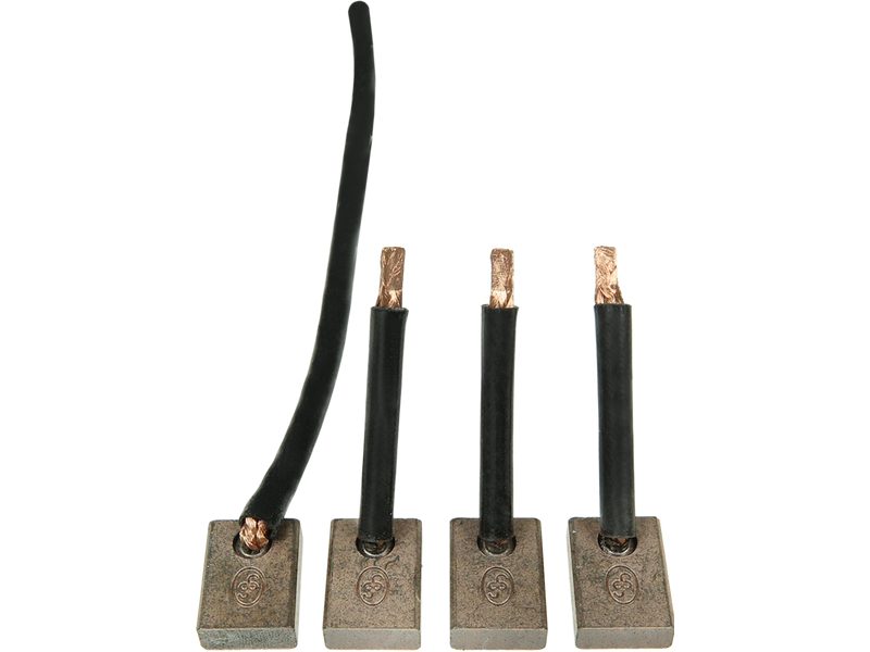 Starter motor brush
