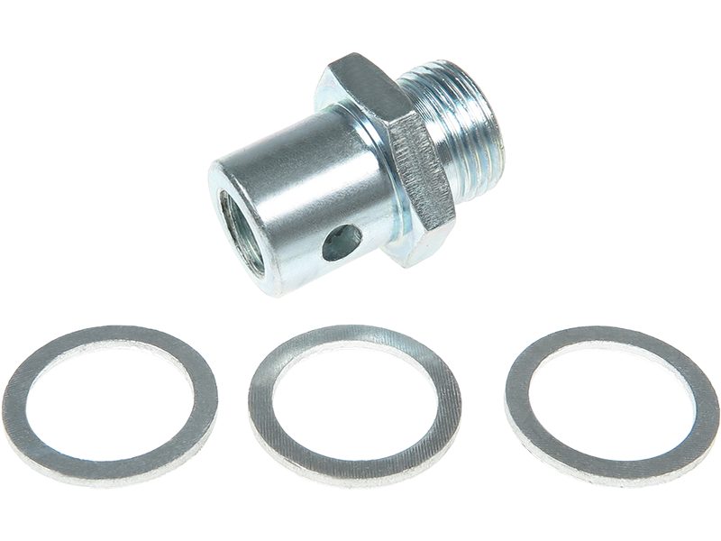 Alternator vacuum pump connector