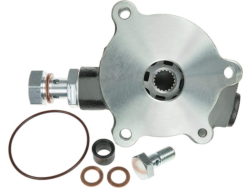 Alternator vacuum pump