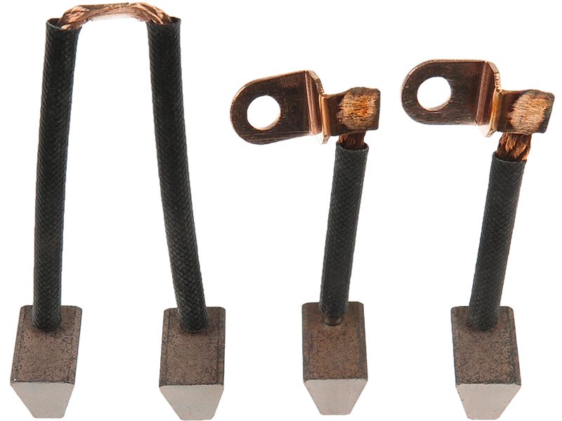 Starter motor brush