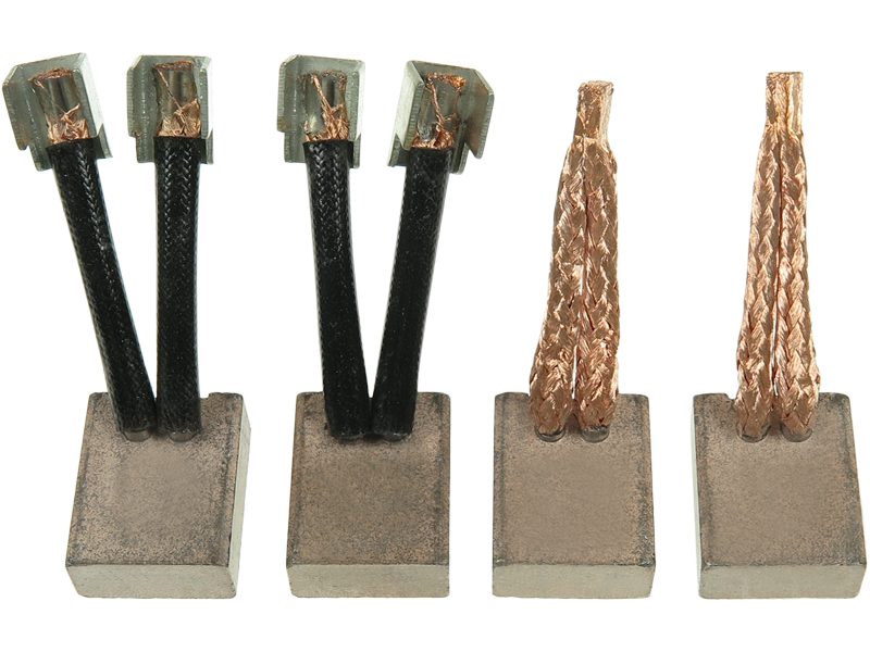 Starter motor brush