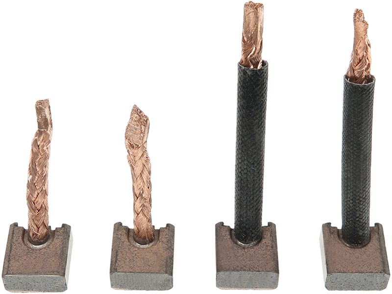 Starter motor brush