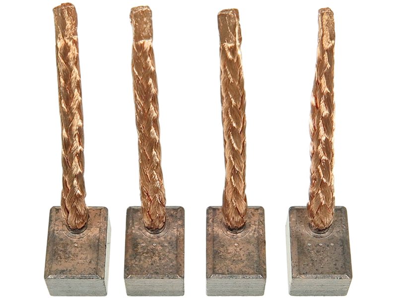 Starter motor brush