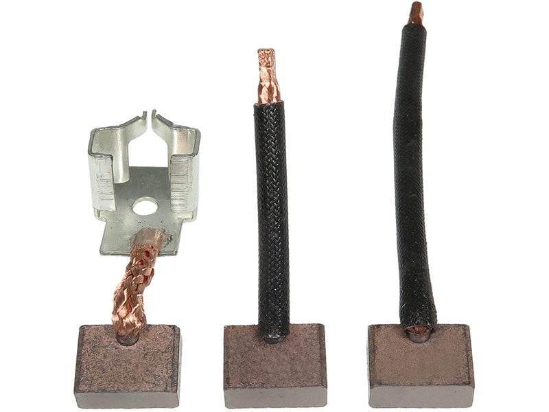 Starter motor brush